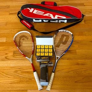 Squash racketball set/pack